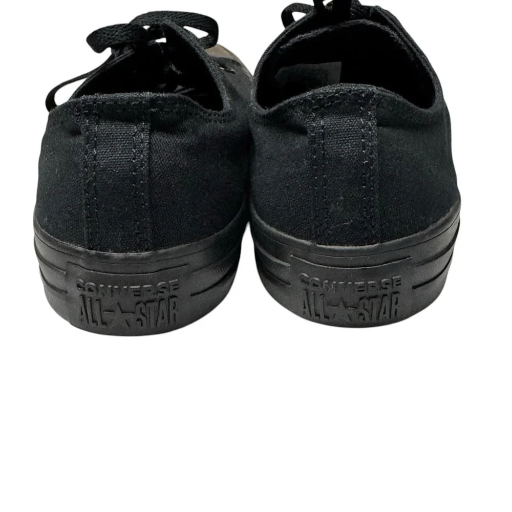 CONVERSE All Star Chuck Taylor Low Top Sneaker M5039 All black Mens 7/Womens 9 - Picture 4 of 9